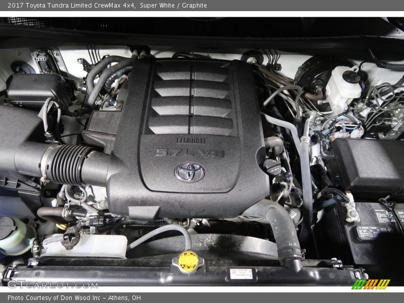 Super White / Graphite 2017 Toyota Tundra Limited CrewMax 4x4