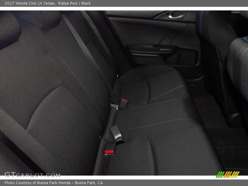 Rallye Red / Black 2017 Honda Civic LX Sedan