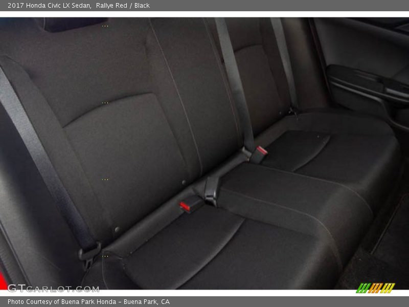 Rallye Red / Black 2017 Honda Civic LX Sedan