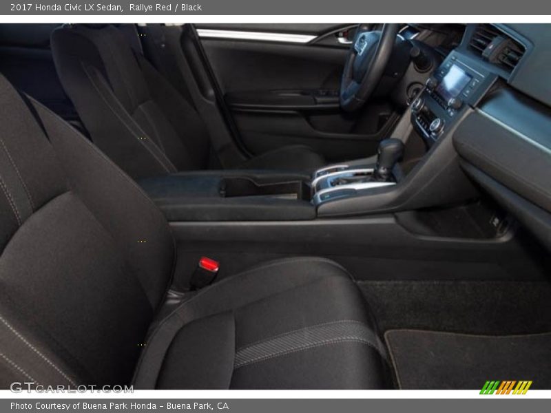 Rallye Red / Black 2017 Honda Civic LX Sedan