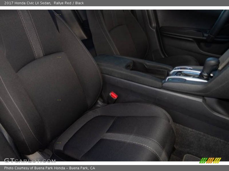 Rallye Red / Black 2017 Honda Civic LX Sedan