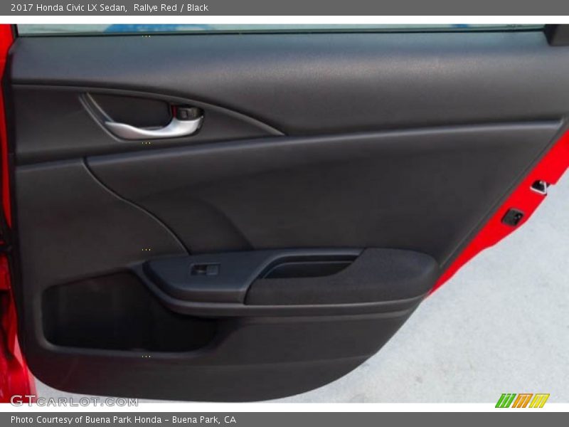 Rallye Red / Black 2017 Honda Civic LX Sedan