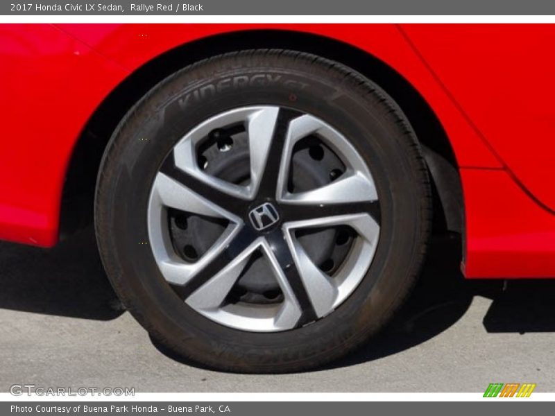 Rallye Red / Black 2017 Honda Civic LX Sedan