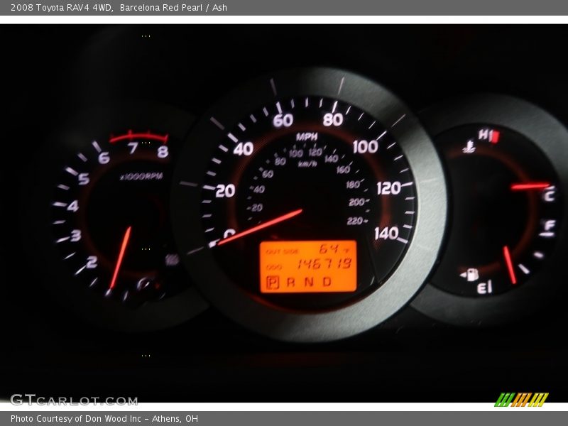 Barcelona Red Pearl / Ash 2008 Toyota RAV4 4WD