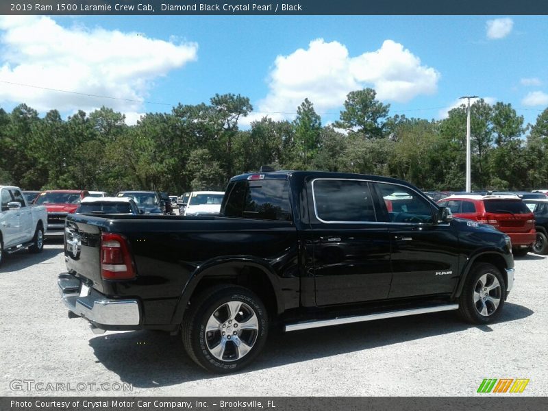 Diamond Black Crystal Pearl / Black 2019 Ram 1500 Laramie Crew Cab