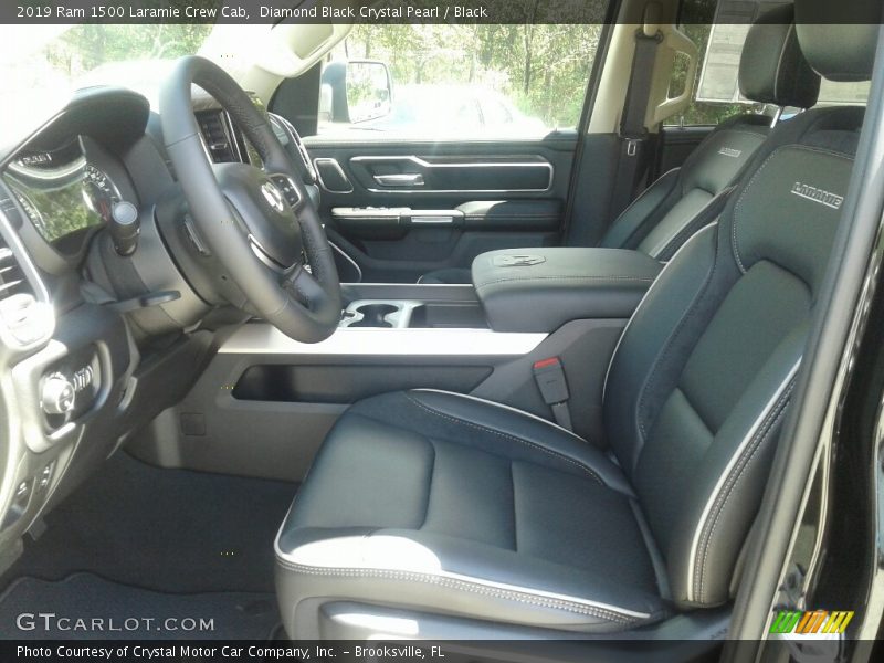 Front Seat of 2019 1500 Laramie Crew Cab