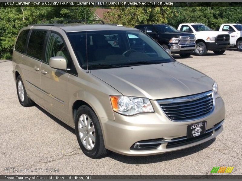 Cashmere Pearl / Dark Frost Beige/Medium Frost Beige 2013 Chrysler Town & Country Touring