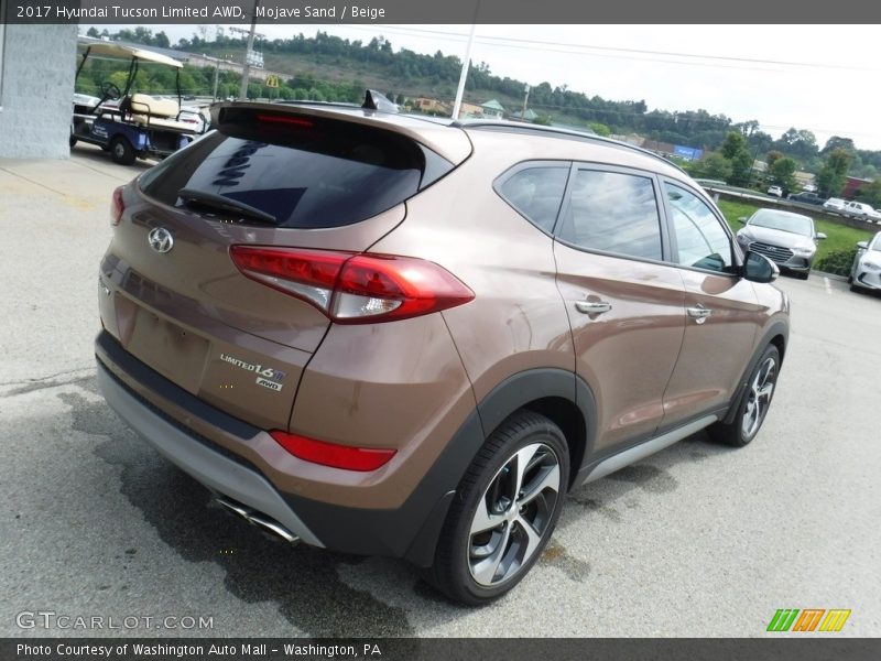 Mojave Sand / Beige 2017 Hyundai Tucson Limited AWD