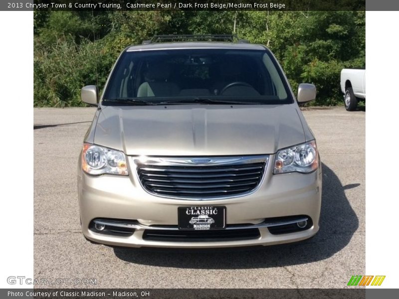 Cashmere Pearl / Dark Frost Beige/Medium Frost Beige 2013 Chrysler Town & Country Touring