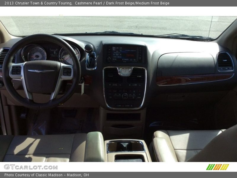 Cashmere Pearl / Dark Frost Beige/Medium Frost Beige 2013 Chrysler Town & Country Touring