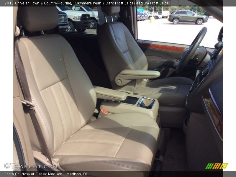 Cashmere Pearl / Dark Frost Beige/Medium Frost Beige 2013 Chrysler Town & Country Touring