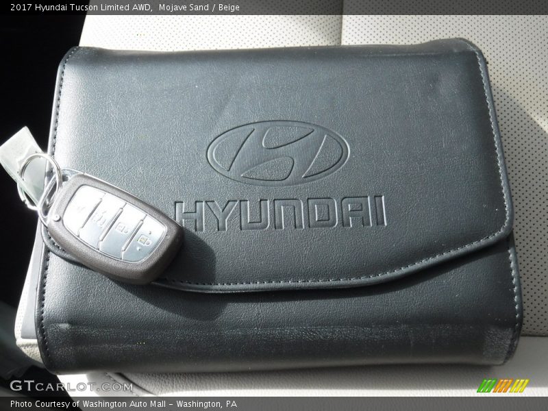 Mojave Sand / Beige 2017 Hyundai Tucson Limited AWD