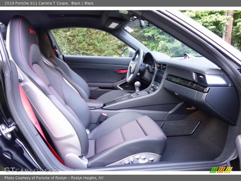 Front Seat of 2019 911 Carrera T Coupe