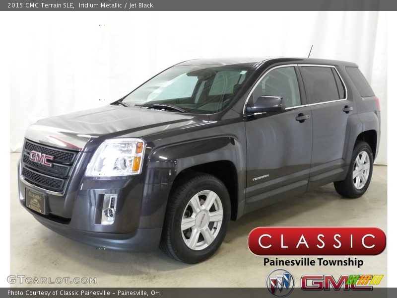 Iridium Metallic / Jet Black 2015 GMC Terrain SLE