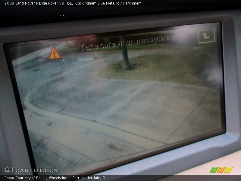Buckingham Blue Metallic / Parchment 2008 Land Rover Range Rover V8 HSE