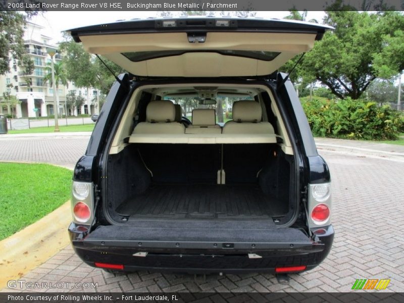 Buckingham Blue Metallic / Parchment 2008 Land Rover Range Rover V8 HSE