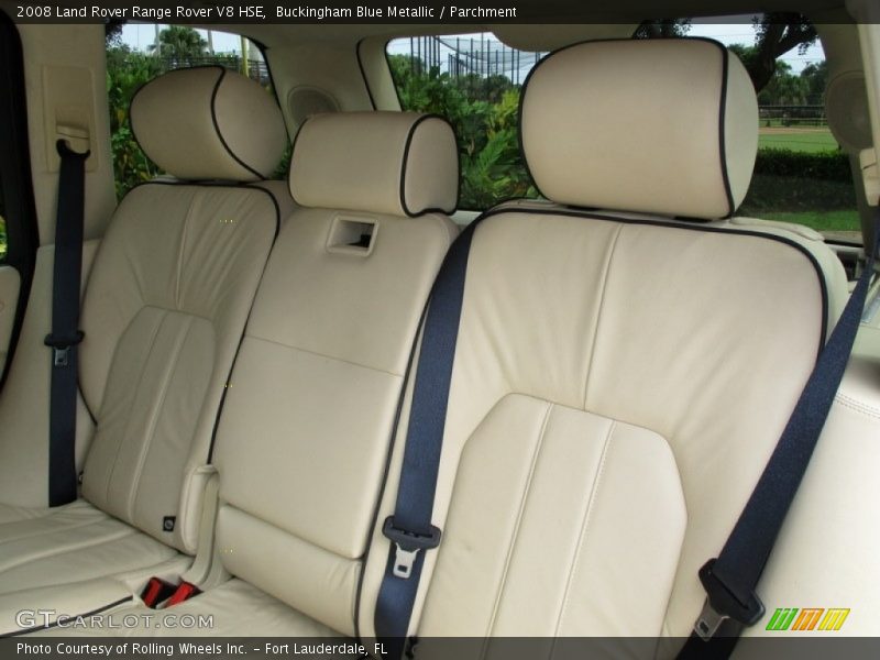 Buckingham Blue Metallic / Parchment 2008 Land Rover Range Rover V8 HSE