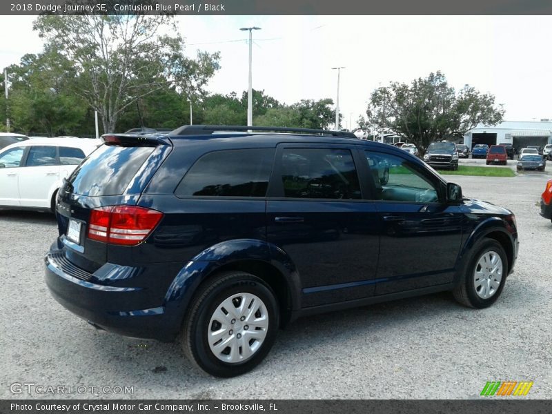 Contusion Blue Pearl / Black 2018 Dodge Journey SE