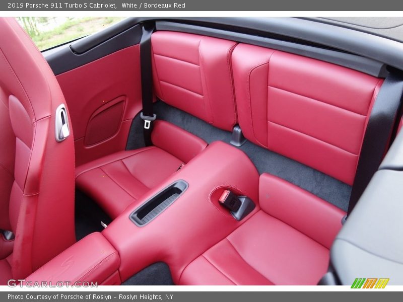 Rear Seat of 2019 911 Turbo S Cabriolet