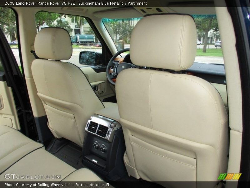 Buckingham Blue Metallic / Parchment 2008 Land Rover Range Rover V8 HSE