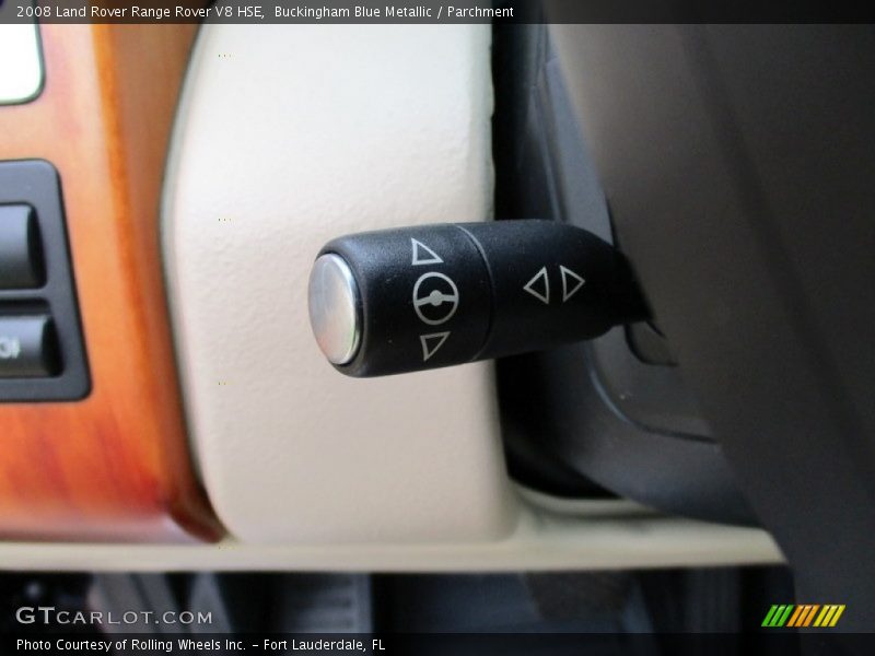Buckingham Blue Metallic / Parchment 2008 Land Rover Range Rover V8 HSE