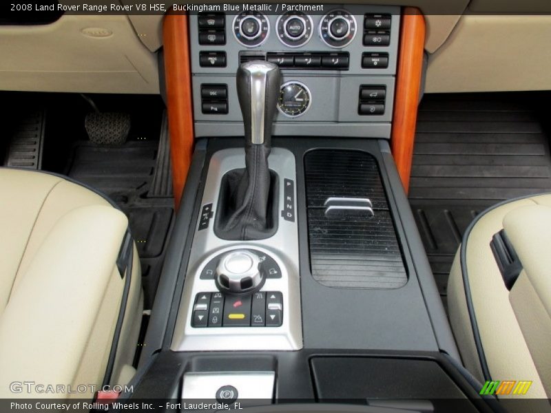 Buckingham Blue Metallic / Parchment 2008 Land Rover Range Rover V8 HSE