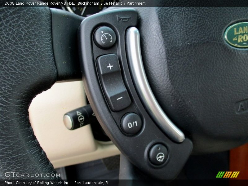 Buckingham Blue Metallic / Parchment 2008 Land Rover Range Rover V8 HSE