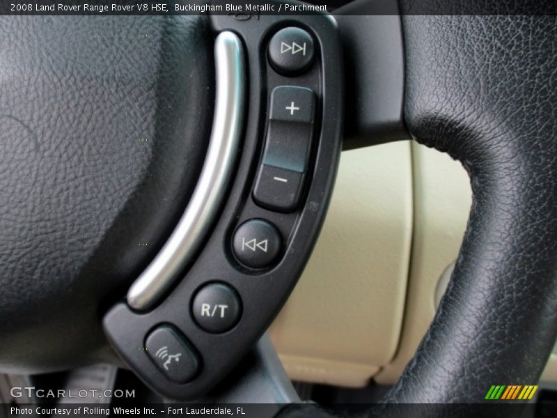 Buckingham Blue Metallic / Parchment 2008 Land Rover Range Rover V8 HSE
