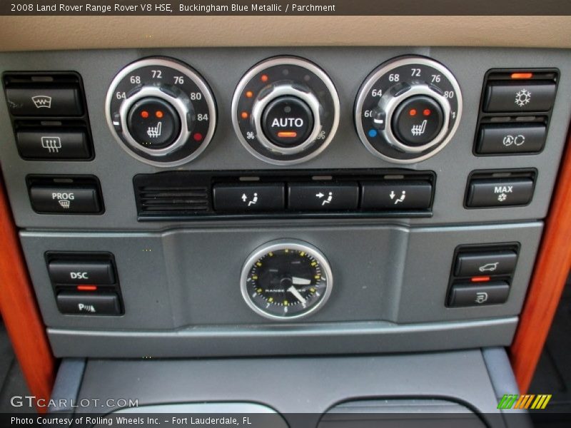 Buckingham Blue Metallic / Parchment 2008 Land Rover Range Rover V8 HSE