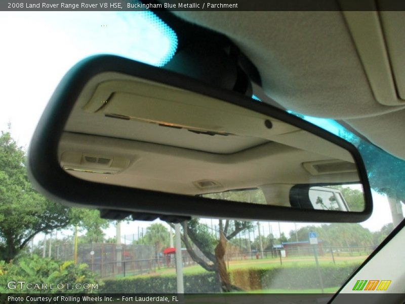 Buckingham Blue Metallic / Parchment 2008 Land Rover Range Rover V8 HSE