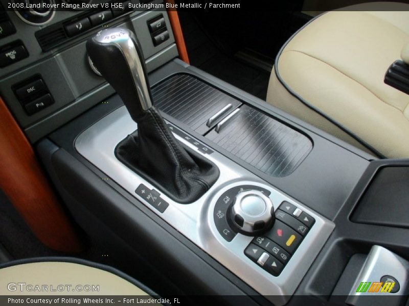 Buckingham Blue Metallic / Parchment 2008 Land Rover Range Rover V8 HSE
