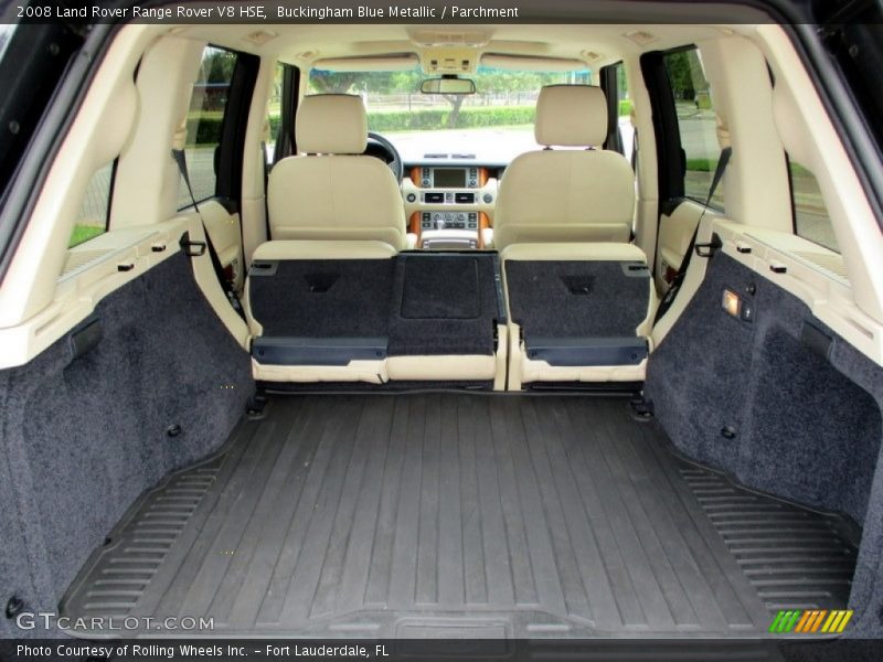 Buckingham Blue Metallic / Parchment 2008 Land Rover Range Rover V8 HSE