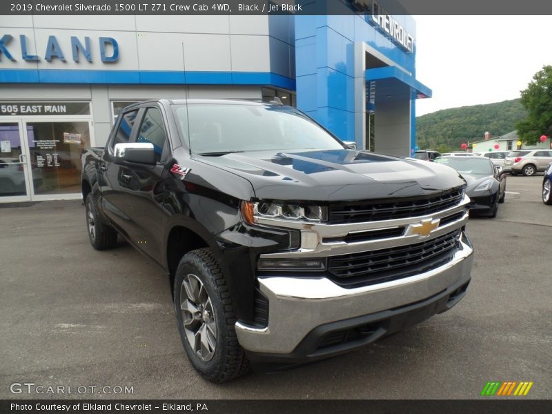 Black / Jet Black 2019 Chevrolet Silverado 1500 LT Z71 Crew Cab 4WD