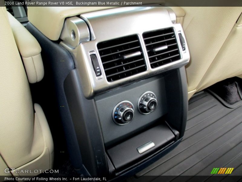 Buckingham Blue Metallic / Parchment 2008 Land Rover Range Rover V8 HSE