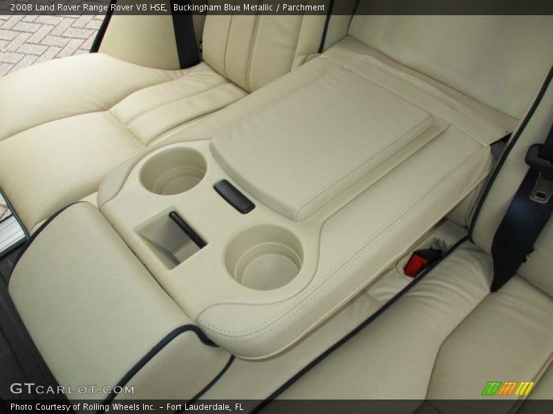 Buckingham Blue Metallic / Parchment 2008 Land Rover Range Rover V8 HSE