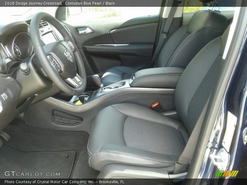 Contusion Blue Pearl / Black 2018 Dodge Journey Crossroad