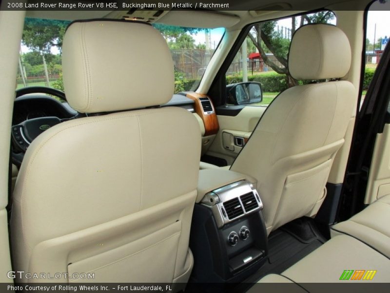 Buckingham Blue Metallic / Parchment 2008 Land Rover Range Rover V8 HSE