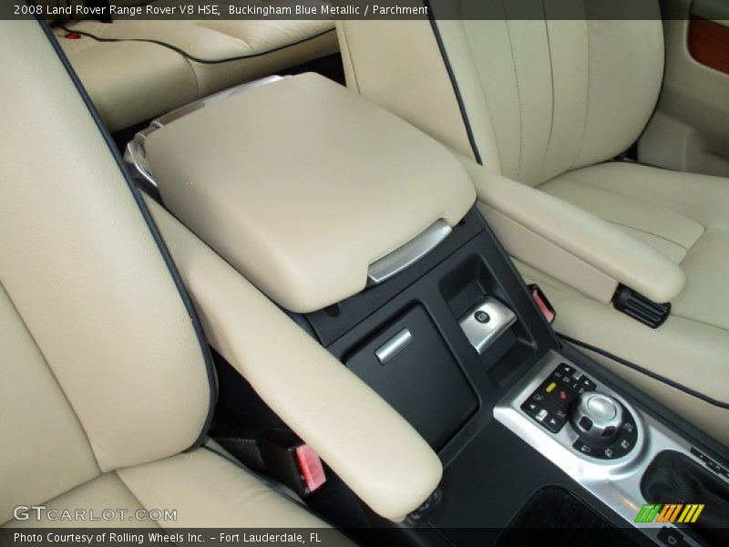 Buckingham Blue Metallic / Parchment 2008 Land Rover Range Rover V8 HSE