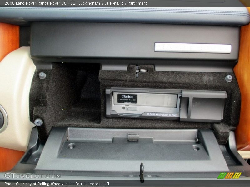 Buckingham Blue Metallic / Parchment 2008 Land Rover Range Rover V8 HSE
