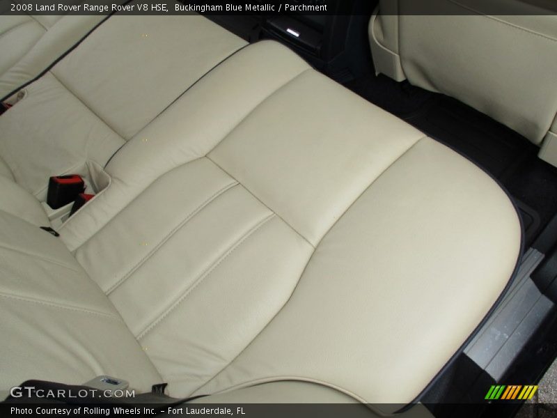 Buckingham Blue Metallic / Parchment 2008 Land Rover Range Rover V8 HSE