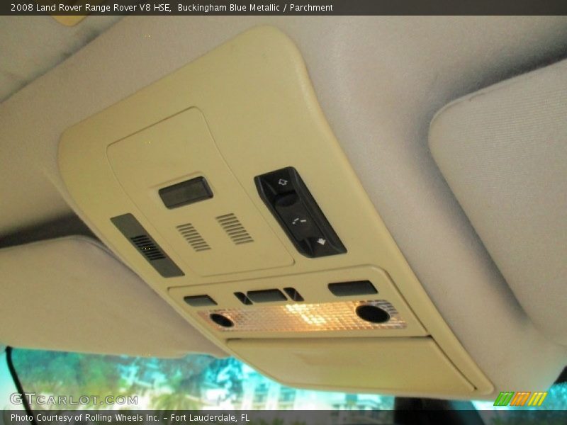 Buckingham Blue Metallic / Parchment 2008 Land Rover Range Rover V8 HSE