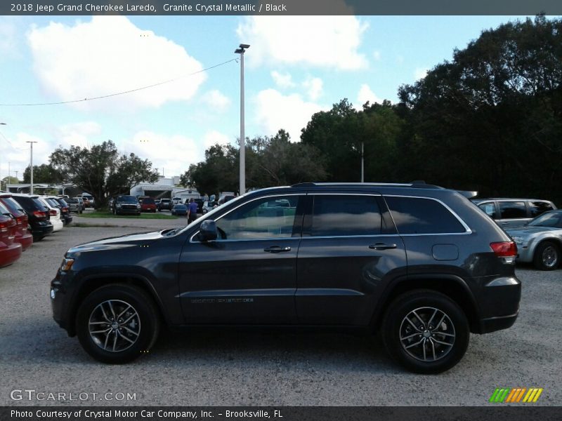 Granite Crystal Metallic / Black 2018 Jeep Grand Cherokee Laredo