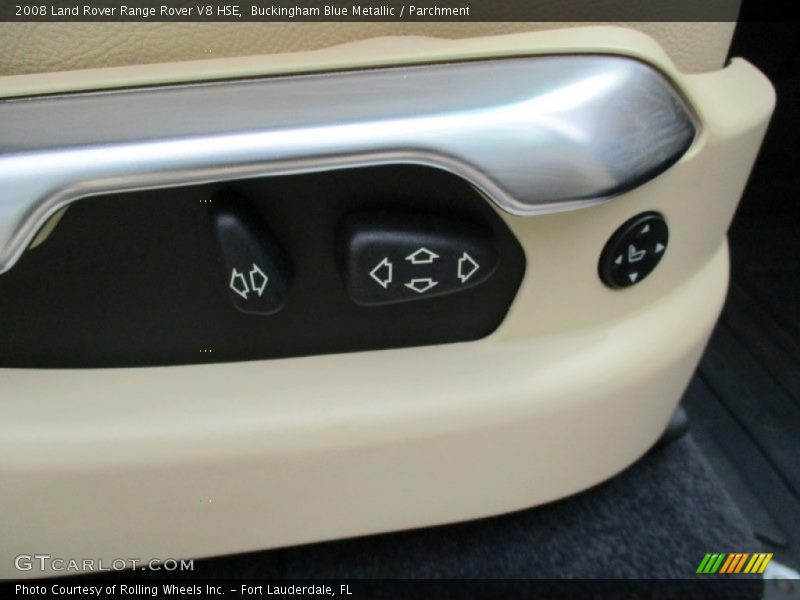 Buckingham Blue Metallic / Parchment 2008 Land Rover Range Rover V8 HSE