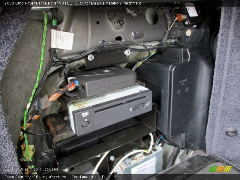 Buckingham Blue Metallic / Parchment 2008 Land Rover Range Rover V8 HSE