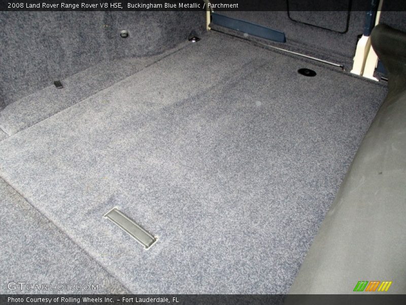 Buckingham Blue Metallic / Parchment 2008 Land Rover Range Rover V8 HSE