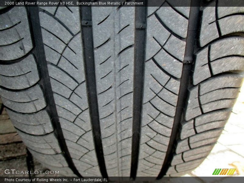 Buckingham Blue Metallic / Parchment 2008 Land Rover Range Rover V8 HSE