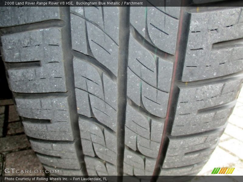 Buckingham Blue Metallic / Parchment 2008 Land Rover Range Rover V8 HSE