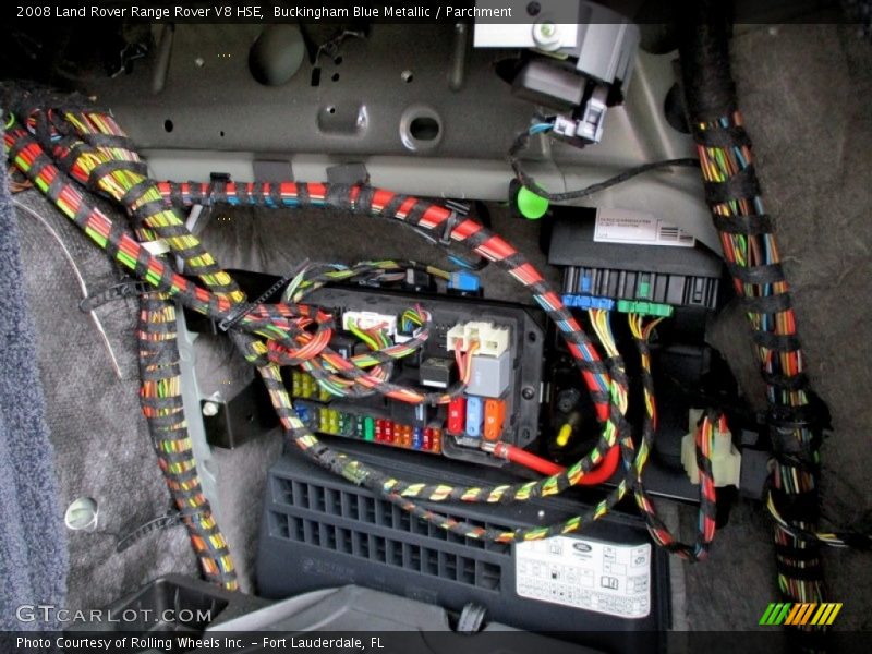 Buckingham Blue Metallic / Parchment 2008 Land Rover Range Rover V8 HSE