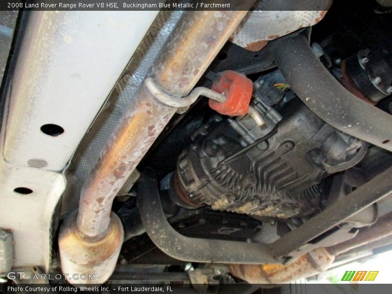 Buckingham Blue Metallic / Parchment 2008 Land Rover Range Rover V8 HSE