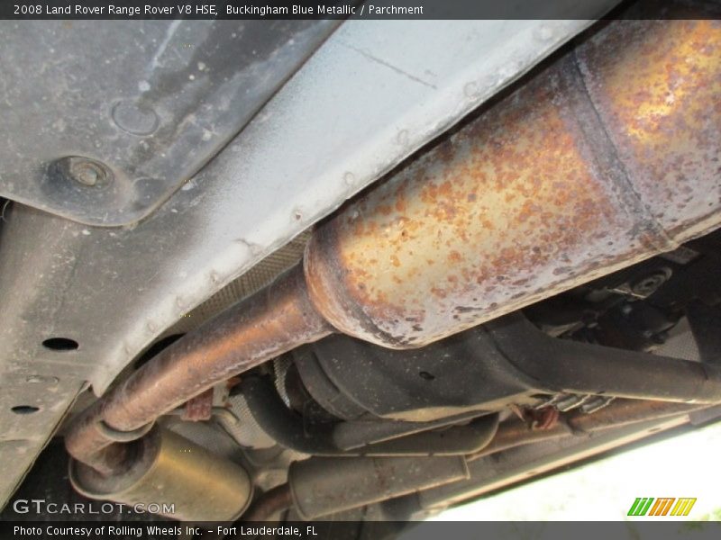 Buckingham Blue Metallic / Parchment 2008 Land Rover Range Rover V8 HSE